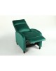Πολυθρόνα Ανακλινόμενη ArteLibre ATRIA Πράσινο Βελούδο 67.5x90x104cm