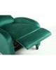 Πολυθρόνα Ανακλινόμενη ArteLibre ATRIA Πράσινο Βελούδο 67.5x90x104cm