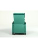 Πολυθρόνα Ανακλινόμενη ArteLibre ATRIA Πράσινο Βελούδο 67.5x90x104cm