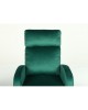 Πολυθρόνα Ανακλινόμενη ArteLibre ATRIA Πράσινο Βελούδο 67.5x90x104cm