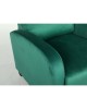Πολυθρόνα Ανακλινόμενη ArteLibre ATRIA Πράσινο Βελούδο 67.5x90x104cm