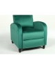 Πολυθρόνα Ανακλινόμενη ArteLibre ATRIA Πράσινο Βελούδο 67.5x90x104cm