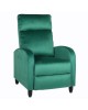 Πολυθρόνα Ανακλινόμενη ArteLibre ATRIA Πράσινο Βελούδο 67.5x90x104cm