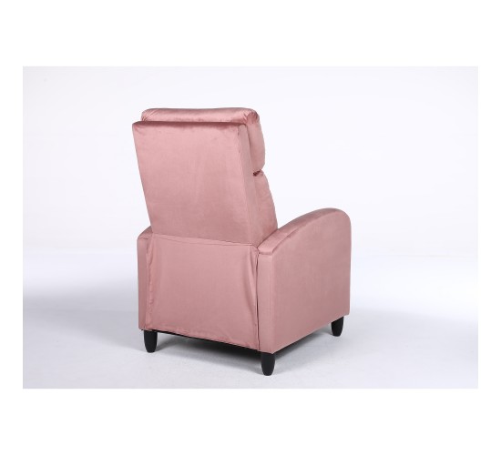 Πολυθρόνα Ανακλινόμενη ArteLibre ATRIA Σάπιο Μήλο Βελούδο 67.5x90x104cm