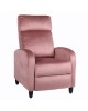 Πολυθρόνα Ανακλινόμενη ArteLibre ATRIA Σάπιο Μήλο Βελούδο 67.5x90x104cm