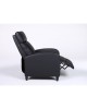 Πολυθρόνα Ανακλινόμενη ArteLibre ATRIA Μαύρο PU 67.5x90x104cm