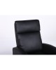 Πολυθρόνα Ανακλινόμενη ArteLibre ATRIA Μαύρο PU 67.5x90x104cm