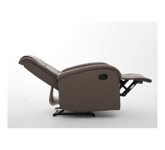 Πολυθρόνα Ανακλινόμενη ArteLibre CELAENO Καφέ PU 80x96x97cm