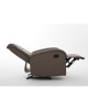 Πολυθρόνα Ανακλινόμενη ArteLibre CELAENO Καφέ PU 80x96x97cm