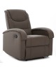 Πολυθρόνα Ανακλινόμενη ArteLibre CELAENO Καφέ PU 80x96x97cm