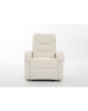 Πολυθρόνα Ανακλινόμενη ArteLibre CELAENO Εκρού PU 80x96x97cm