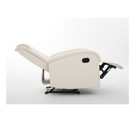 Πολυθρόνα Ανακλινόμενη ArteLibre CELAENO Εκρού PU 80x96x97cm