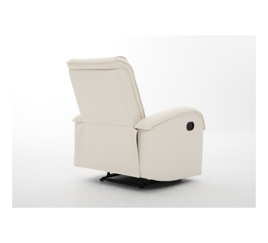 Πολυθρόνα Ανακλινόμενη ArteLibre CELAENO Εκρού PU 80x96x97cm