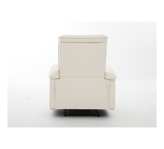 Πολυθρόνα Ανακλινόμενη ArteLibre CELAENO Εκρού PU 80x96x97cm