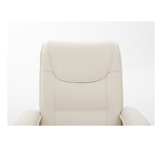 Πολυθρόνα Ανακλινόμενη ArteLibre CELAENO Εκρού PU 80x96x97cm