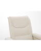 Πολυθρόνα Ανακλινόμενη ArteLibre CELAENO Εκρού PU 80x96x97cm