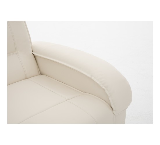 Πολυθρόνα Ανακλινόμενη ArteLibre CELAENO Εκρού PU 80x96x97cm