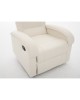Πολυθρόνα Ανακλινόμενη ArteLibre CELAENO Εκρού PU 80x96x97cm