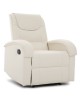 Πολυθρόνα Ανακλινόμενη ArteLibre CELAENO Εκρού PU 80x96x97cm