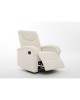Πολυθρόνα Ανακλινόμενη ArteLibre CELAENO Εκρού PU 80x96x97cm