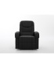 Πολυθρόνα Ανακλινόμενη ArteLibre CELAENO Μαύρο PU 80x96x97cm