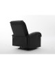 Πολυθρόνα Ανακλινόμενη ArteLibre CELAENO Μαύρο PU 80x96x97cm