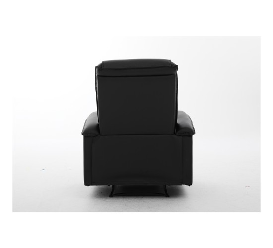 Πολυθρόνα Ανακλινόμενη ArteLibre CELAENO Μαύρο PU 80x96x97cm