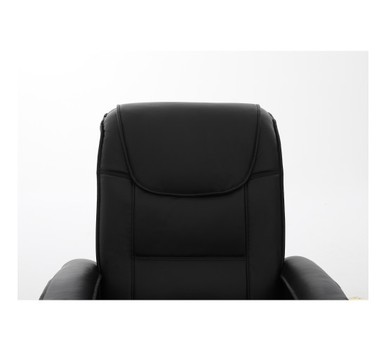 Πολυθρόνα Ανακλινόμενη ArteLibre CELAENO Μαύρο PU 80x96x97cm