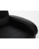 Πολυθρόνα Ανακλινόμενη ArteLibre CELAENO Μαύρο PU 80x96x97cm