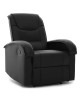 Πολυθρόνα Ανακλινόμενη ArteLibre CELAENO Μαύρο PU 80x96x97cm