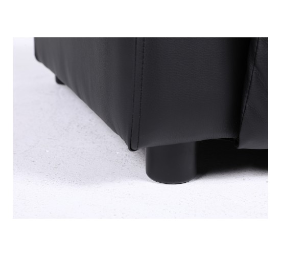 Πολυθρόνα Ανακλινόμενη ArteLibre RANA Μαύρο PU 80x95x103cm