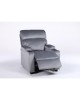 Πολυθρόνα Ανακλινόμενη ArteLibre RANA Γκρι Βελούδο 80x95x103cm