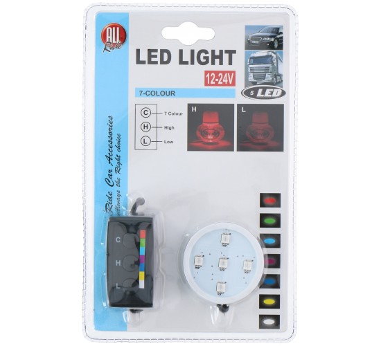 Βάση LED Για Άρωμα Turbo 7 Χρωμάτων 12-24V Με Ρυθμιστή Φωτεινότητας ALL RIDE Βάση LED Για Άρωμα Turbo 7 Χρωμάτων 12-24V Με Ρυθμιστή Φωτεινότητας ALL RIDE