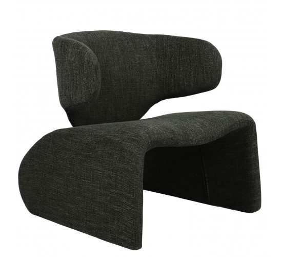 Πολυθρόνα HIMALIA Πράσινο Ύφασμα/Μέταλλο/Ξύλο 73x78x75cm