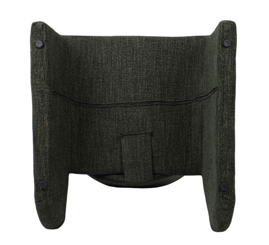 Πολυθρόνα HIMALIA Πράσινο Ύφασμα/Μέταλλο/Ξύλο 73x78x75cm