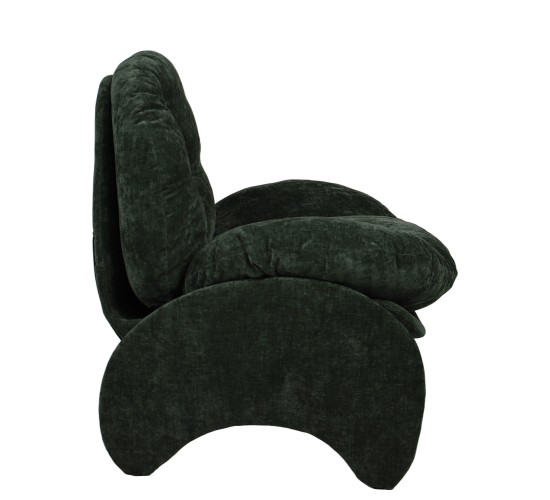 Πολυθρόνα ANANKE Πράσινο Ύφασμα/Μέταλλο/Ξύλο 85x78x84cm