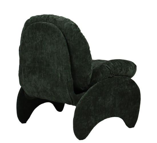 Πολυθρόνα ANANKE Πράσινο Ύφασμα/Μέταλλο/Ξύλο 85x78x84cm