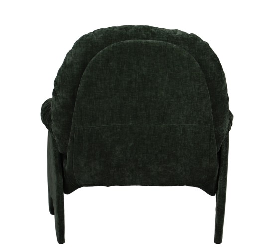 Πολυθρόνα ANANKE Πράσινο Ύφασμα/Μέταλλο/Ξύλο 85x78x84cm