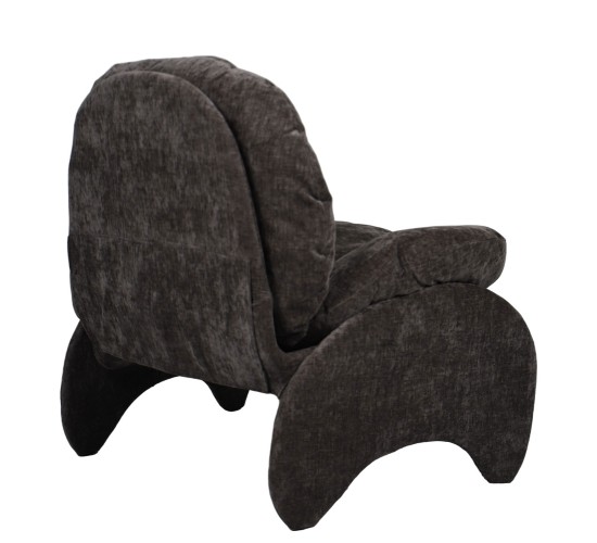 Πολυθρόνα ANANKE Γκρι Ύφασμα/Μέταλλο/Ξύλο 85x78x84cm