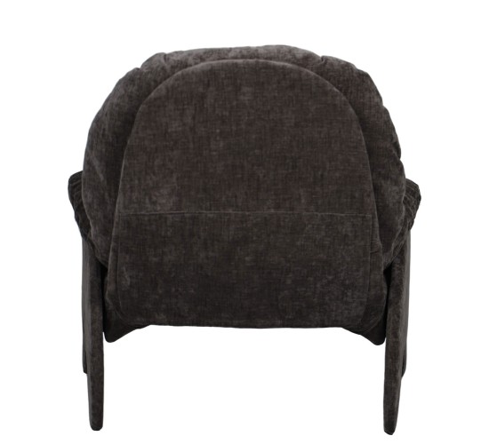 Πολυθρόνα ANANKE Γκρι Ύφασμα/Μέταλλο/Ξύλο 85x78x84cm