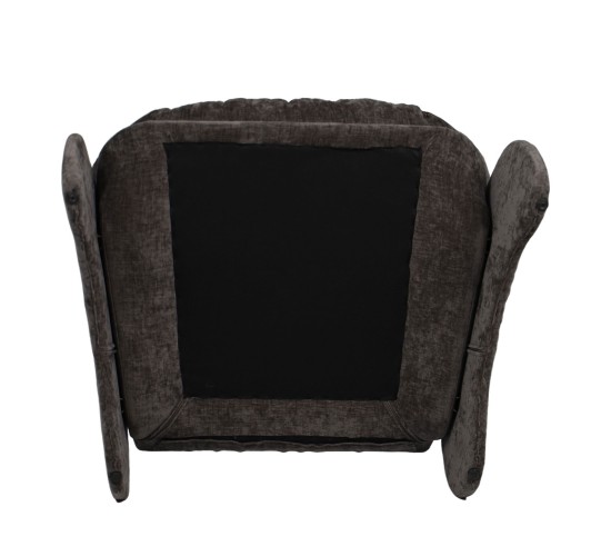 Πολυθρόνα ANANKE Γκρι Ύφασμα/Μέταλλο/Ξύλο 85x78x84cm