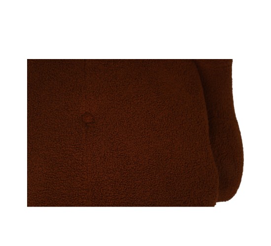 Πολυθρόνα PASIPHAE Πορτοκαλί Ύφασμα/Μέταλλο/Ξύλο 80x86x80cm