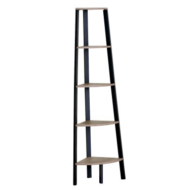 Βιβλιοθήκη ArteLibre PENDRYN Δρυς/Μαύρο Μοριοσανίδα/Μέταλλο 53.4x37.8x160.3cm