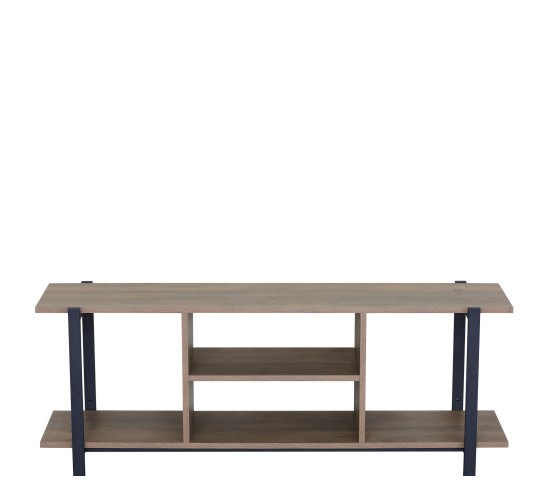 Έπιπλο Τηλεόρασης ArteLibre PENWYN Καφέ/Μαύρο Μοριοσανίδα/Μέταλλο 120x35x46cm