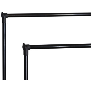 Έπιπλο Εισόδου ArteLibre SOUTHMERE Μαύρο Μέταλλο 74.5x39x157cm