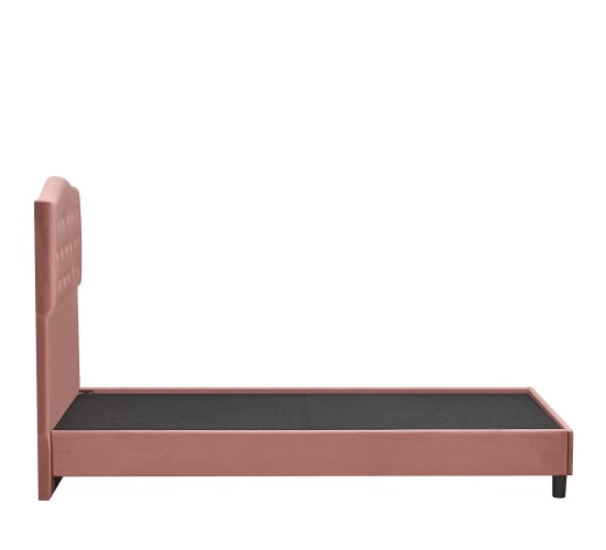 Κρεβάτι Μονό ArteLibre JUNIPER Σάπιο Μήλο Ύφασμα Για Στρώμα 90x200cm