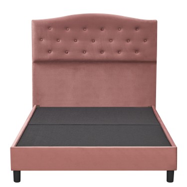 Κρεβάτι Ημίδιπλο ArteLibre JUNIPER Σάπιο Μήλο Ύφασμα Για Στρώμα 120x200cm