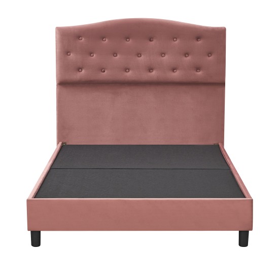 Κρεβάτι Ημίδιπλο ArteLibre JUNIPER Σάπιο Μήλο Ύφασμα Για Στρώμα 120x200cm