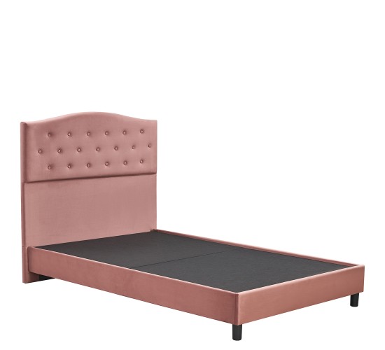 Κρεβάτι Ημίδιπλο ArteLibre JUNIPER Σάπιο Μήλο Ύφασμα Για Στρώμα 120x200cm