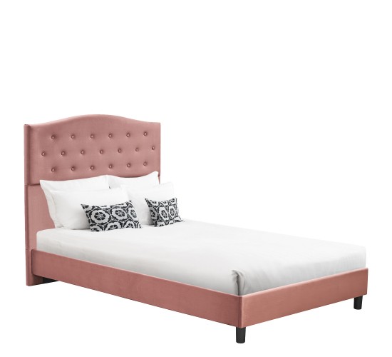 Κρεβάτι Ημίδιπλο ArteLibre JUNIPER Σάπιο Μήλο Ύφασμα Για Στρώμα 120x200cm